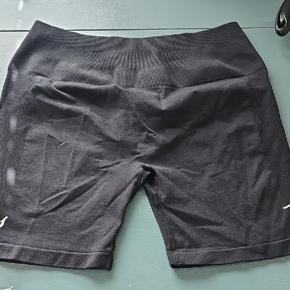 Black  Athletic Shorts. By Wolves.‎ Excelant Condition. Gym, Yoga. OS